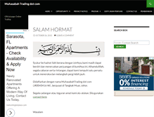 Tablet Screenshot of muhasabahtrading.com